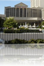 Caesars Palace looking over the strip